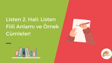 Photo of Listen 2. Hali: Listen Fiili Anlamı ve Örnek Cümleler!
